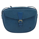 LOUIS VUITTON Epi Jeune Fille MM Shoulder Bag Toledo Blue M52155 LV Auth LNZ104-13