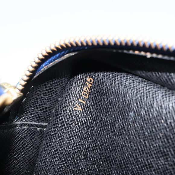 LOUIS VUITTON Epi Jeune Fille MM Shoulder Bag Toledo Blue M52155 LV Auth LNZ104