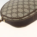 GUCCI GG Supreme Shoulder Bag PVC Beige Gold Auth BSZ655-13