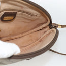 GUCCI GG Supreme Shoulder Bag PVC Beige Gold Auth BSZ655-18