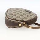GUCCI GG Supreme Shoulder Bag PVC Beige Gold Auth BSZ655-5
