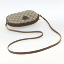 GUCCI GG Supreme Shoulder Bag PVC Beige Gold Auth BSZ655-7