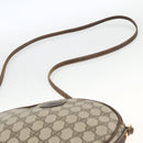 GUCCI GG Supreme Shoulder Bag PVC Beige Gold Auth BSZ655-8