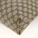 GUCCI GG Supreme Web Sherry Line Tote Bag PVC Beige Red 39 02 003 Auth BSZ658-12