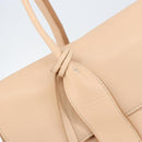 Salvatore Ferragamo Gancini Hand Bag Leather Pink Gold Auth BSZ659-9