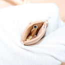 Salvatore Ferragamo Gancini Hand Bag Leather Pink Gold Auth BSZ659-10