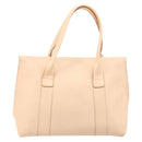 Salvatore Ferragamo Gancini Hand Bag Leather Pink Gold Auth BSZ659-2