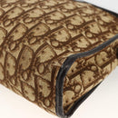 Christian Dior Trotter Canvas Shoulder Bag Beige Auth BSZ660-10