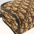 Christian Dior Trotter Canvas Shoulder Bag Beige Auth BSZ660-11
