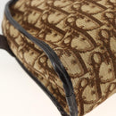Christian Dior Trotter Canvas Shoulder Bag Beige Auth BSZ660-13