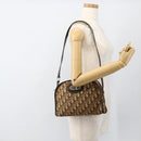 Christian Dior Trotter Canvas Shoulder Bag Beige Auth BSZ660-18