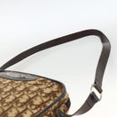 Christian Dior Trotter Canvas Shoulder Bag Beige Auth BSZ660-8