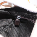 PRADA Hand Bag Canvas 2way Beige Silver Auth BSZ665A-23