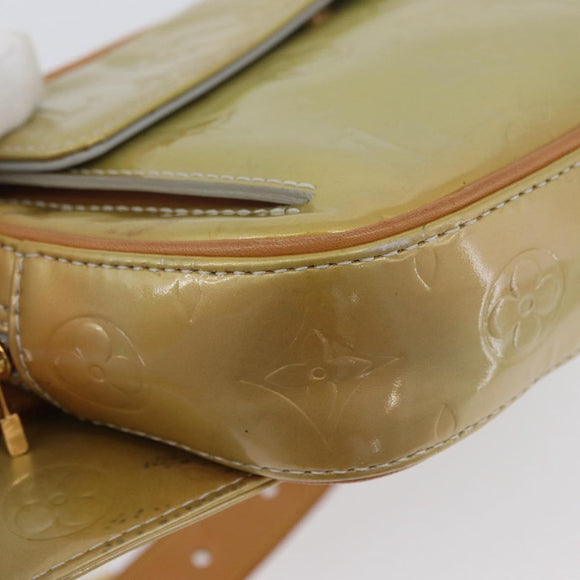 LOUIS VUITTON Monogram Vernis Fulton Waist bag Gris M91041 LV Auth BSZ666