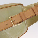 LOUIS VUITTON Monogram Vernis Fulton Waist bag Gris M91041 LV Auth BSZ666-15
