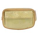 LOUIS VUITTON Monogram Vernis Fulton Waist bag Gris M91041 LV Auth BSZ666-2