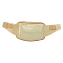 LOUIS VUITTON Monogram Vernis Fulton Waist bag Gris M91041 LV Auth BSZ666-3