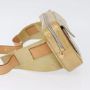 LOUIS VUITTON Monogram Vernis Fulton Waist bag Gris M91041 LV Auth BSZ666-6
