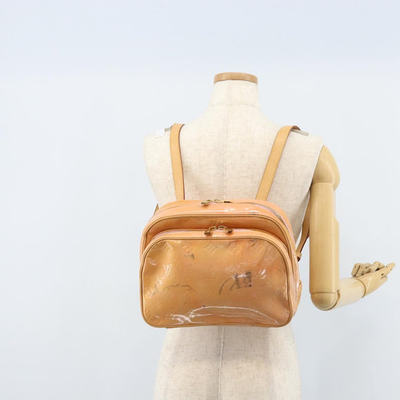 LOUIS VUITTON Vernis Marley Backpack Marshmallow Pink M91039 LV Auth BSZ669