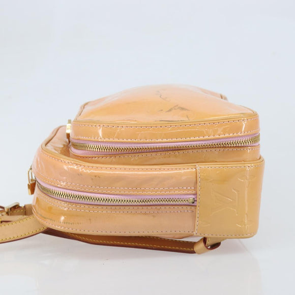 LOUIS VUITTON Vernis Marley Backpack Marshmallow Pink M91039 LV Auth BSZ669