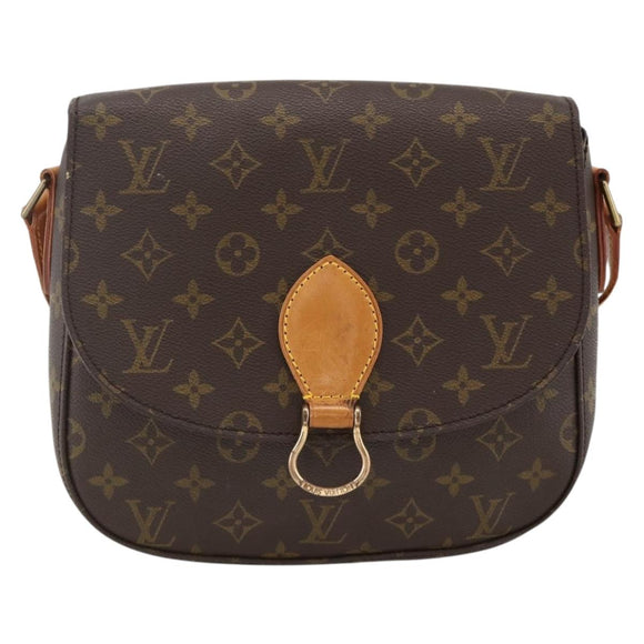 LOUIS VUITTON Monogram Saint Cloud GM Shoulder Bag M51242 LV Auth BSZ674