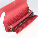 CHANEL Matelasse Long Wallet Caviar Skin Pink Gold CC Auth BSZ676A-13