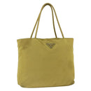 PRADA Hand Bag Nylon Green Auth BSZ678-1