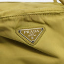 PRADA Hand Bag Nylon Green Auth BSZ678-14