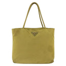 PRADA Hand Bag Nylon Green Auth BSZ678-2