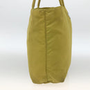 PRADA Hand Bag Nylon Green Auth BSZ678-4
