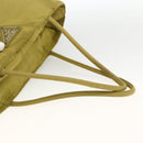 PRADA Hand Bag Nylon Green Auth BSZ678-7