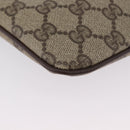 GUCCI GG Supreme Web Sherry Line Bag PVC Beige Gold 904 02 047 Auth BSZ679-11