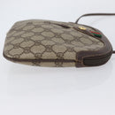 GUCCI GG Supreme Web Sherry Line Bag PVC Beige Gold 904 02 047 Auth BSZ679-5