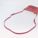 PRADA Shoulder Bag Nylon Pink Gold Auth BSZ681-7