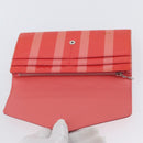 LOUIS VUITTON Vernis Rayure Portefeiulle Sarah Poppy Petal M58038 Auth BSZ682-14