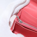 LOUIS VUITTON Vernis Rayure Portefeiulle Sarah Poppy Petal M58038 Auth BSZ682-20