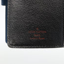 LOUIS VUITTON Epi Agenda PM Day Planner Cover Blue R20055 LV Auth BSZ683-12