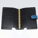LOUIS VUITTON Epi Agenda PM Day Planner Cover Blue R20055 LV Auth BSZ683-13