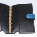 LOUIS VUITTON Epi Agenda PM Day Planner Cover Blue R20055 LV Auth BSZ683-15
