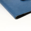 LOUIS VUITTON Epi Agenda PM Day Planner Cover Blue R20055 LV Auth BSZ683-9