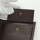 GUCCI GG Supreme Compact Wallet PVC Beige Auth BSZ684M-16