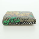 GUCCI GG Supreme Compact Wallet PVC Beige Auth BSZ684M-4