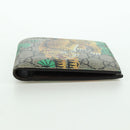 GUCCI GG Supreme Compact Wallet PVC Beige Auth BSZ684M-7