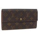 LOUIS VUITTON Monogram Pochette Porte Monnaie Credit Wallet M61725 Auth BSZ686-1