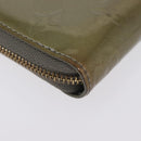 LOUIS VUITTON Vernis Zippy Coin Purse Coin Purse Veil Bronze M93052 Auth BSZ687-11