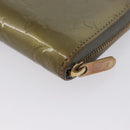 LOUIS VUITTON Vernis Zippy Coin Purse Coin Purse Veil Bronze M93052 Auth BSZ687-12