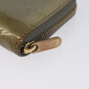 LOUIS VUITTON Vernis Zippy Coin Purse Coin Purse Veil Bronze M93052 Auth BSZ687-13