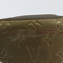 LOUIS VUITTON Vernis Zippy Coin Purse Coin Purse Veil Bronze M93052 Auth BSZ687-3