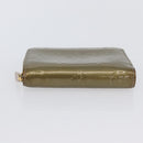 LOUIS VUITTON Vernis Zippy Coin Purse Coin Purse Veil Bronze M93052 Auth BSZ687-8