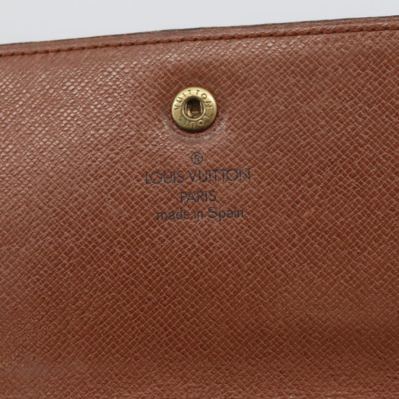 LOUIS VUITTON Monogram Long Wallet LV Auth BSZ688